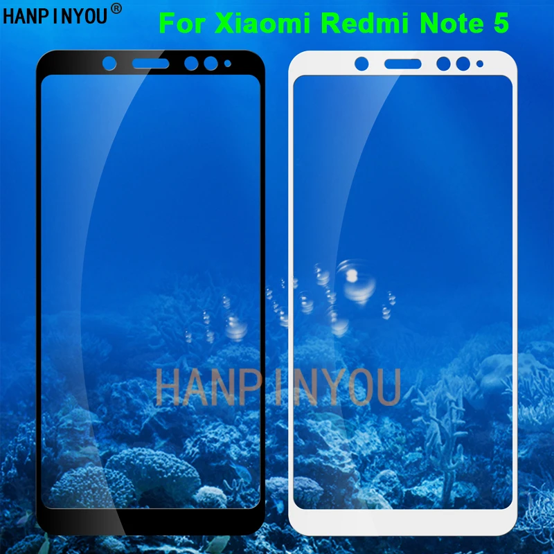 

For Xiaomi Redmi Note 5 AI Dual 5.99" Full Coverage Tempered Glass 9H 2.5D Premium Screen Protector Film For Xiaomi Redmi Note5