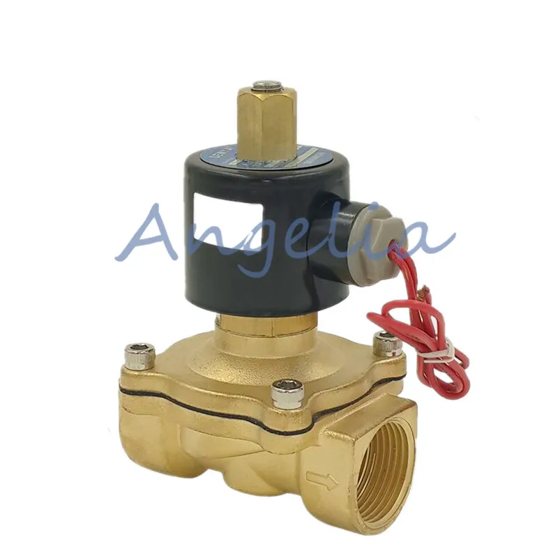 G3/8" N/O AC220V/110V/24V Brass Electric Solenoid Valve Water Gas Air Normally Open Type | Обустройство дома