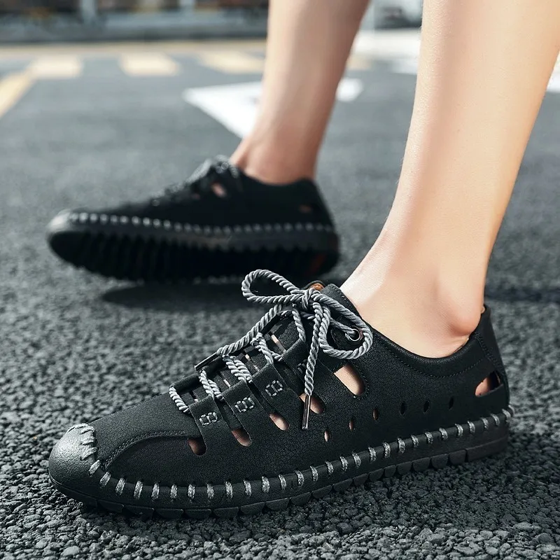 

Qzhsmy Breathable Sport Beach Shoe Men Breathable Mens Sneakers Sandals Luxury Designer Breathable For Adult Man Shoe Man