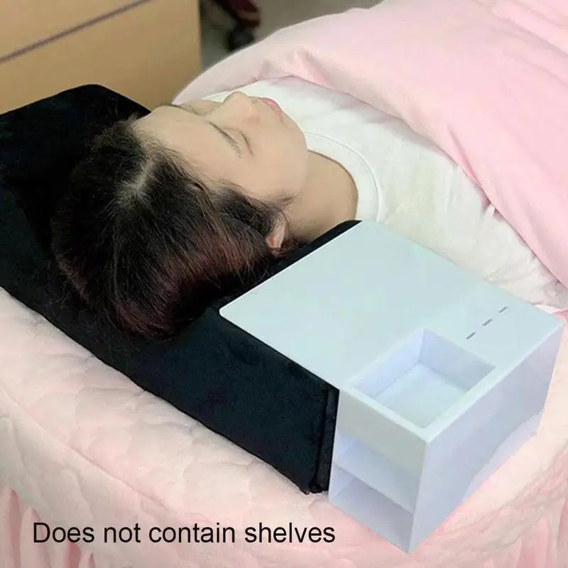 Comprar 1 Uds. Almohada de extensiones de pestañas suaves almohadillas de franela para uso de salón de belleza soporte para el cuello accesorios de maquillaje