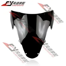 For Suzuki GSXR1000 K3 03-04 Motorcycle Front Black Windscreen windshield goggles Motorcycle Parts Free Shipping
