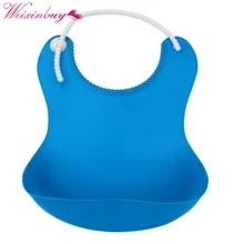 Новинка года 4 цвета детские нагрудники Водонепроницаемый Кормление ребенка слюны Полотенца новорожденных Фартуки детские нагрудники силикона