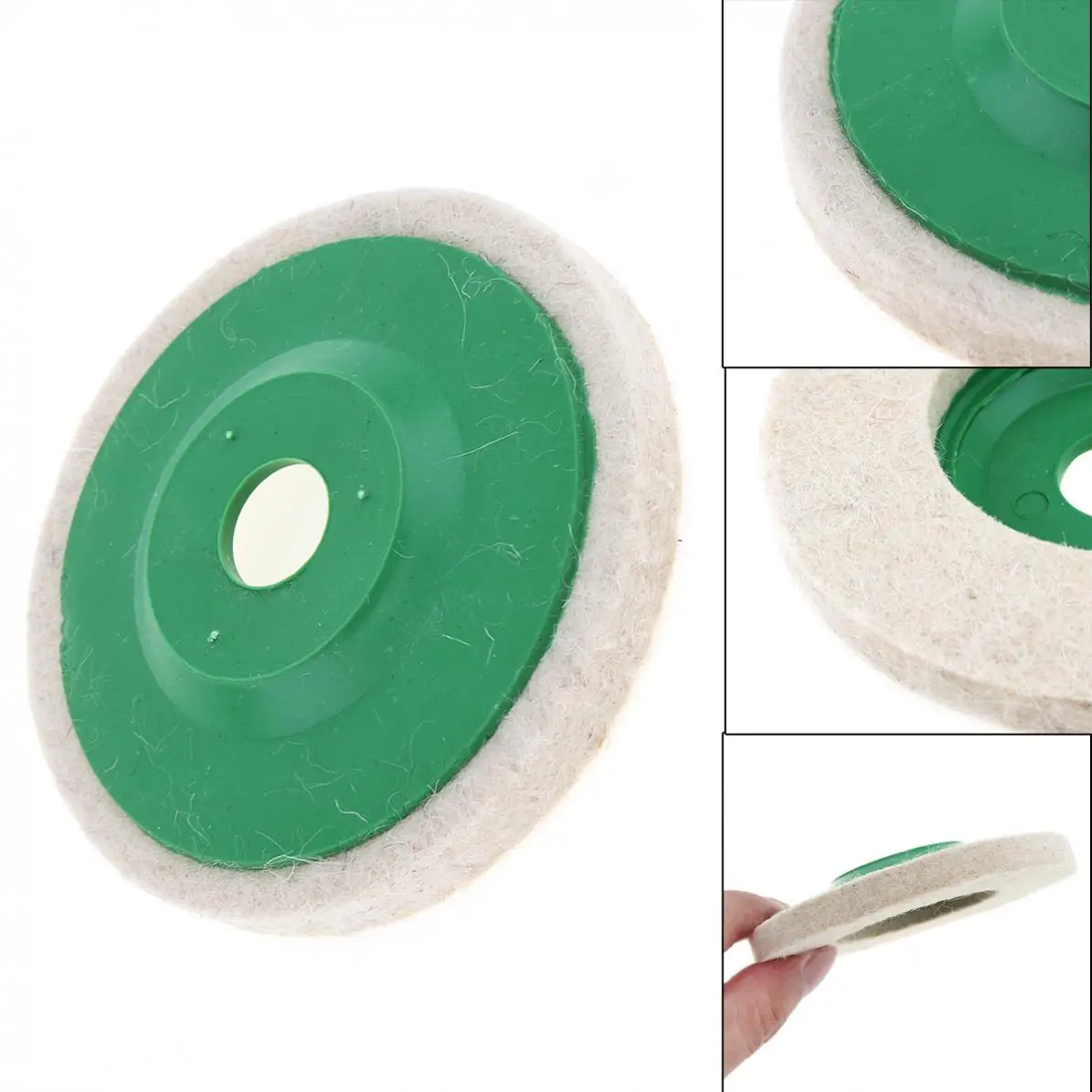 Точная мягкая шерсть Полировочная пластина войлочное колесо для металла/стекла/керамики