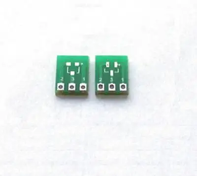 

20pcs Double-Side SMD SOT23-3 to DIP SIP3 Adapter PCB Board DIY Converter