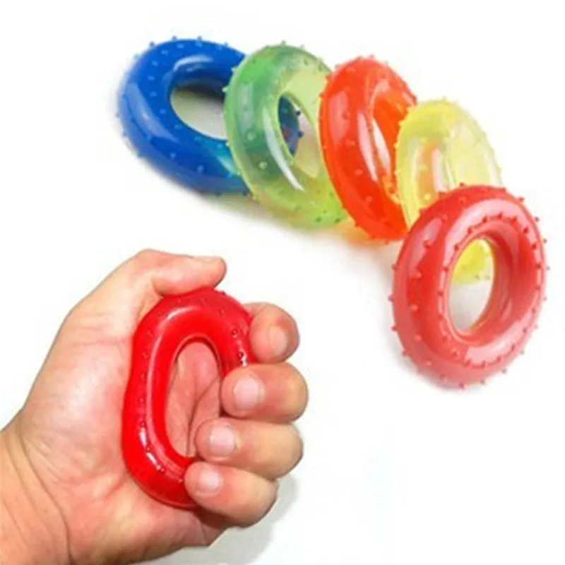 Muscle Power Training Rubber Ring Strength Hand Grip Easy Carrier Hand