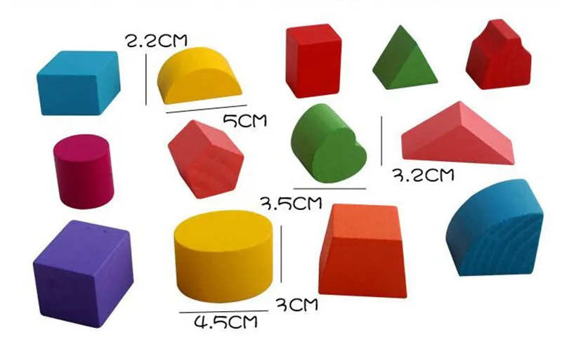 MOTOHOOD 11118 cm Wooden Toys For Girls Boys Baby Intelligence Building Blocks Shape Box Geometric Assembling Blocks  (6)