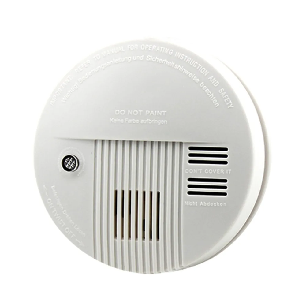 

2018 New Dual-voltage smoke detector 9V battery operated with 220V Safearmed Security Factory Fire Alarm