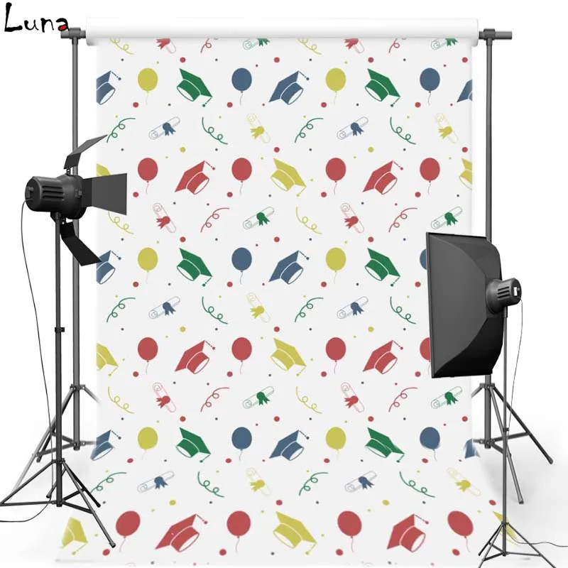 

Vinyl Photography Background Backdrop For Newborn Cartoon Hat Oxford Background For Children Photo Studio 2756