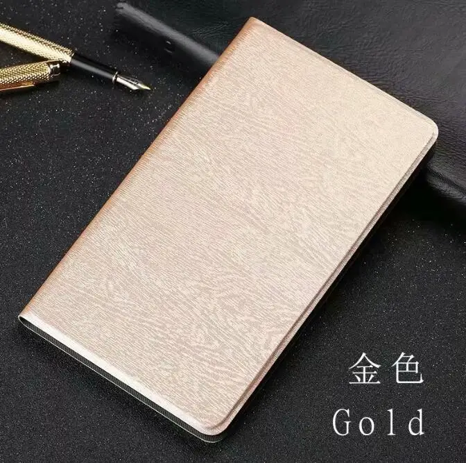 Умный чехол для xiaomi mi pad 4 с деревянным узором для xiaomi mi pad 4, 8,0 дюймов, ТПУ+ искусственная кожа, откидной Чехол-книжка с подставкой, чехол для планшета+ ручка - Цвет: Золотой