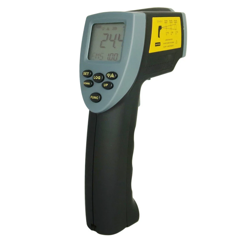 

Free shipping TM910 non-contact infrared thermometer, temperature measuring gun, accuracy +/1.5C or 1.5 %