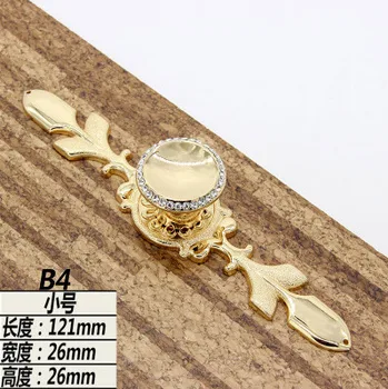 Crystal Pulls Handle Gold Drawer Knobs Glass Dresser Knobs Kitchen Cabinet Handles Knobs Blingbling Hardware