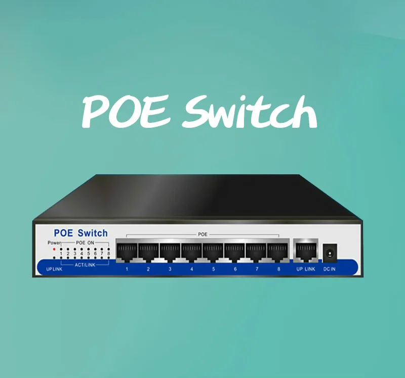 H9 портовый коммутатор gigabit PoE 100/1000 Мбит/с IEEE802.3af/на активный участник 8 портов 50v2. 3a для 8 шт. 1080 P 2MP 3MP 4MP 5MP 6MP HD ip камера