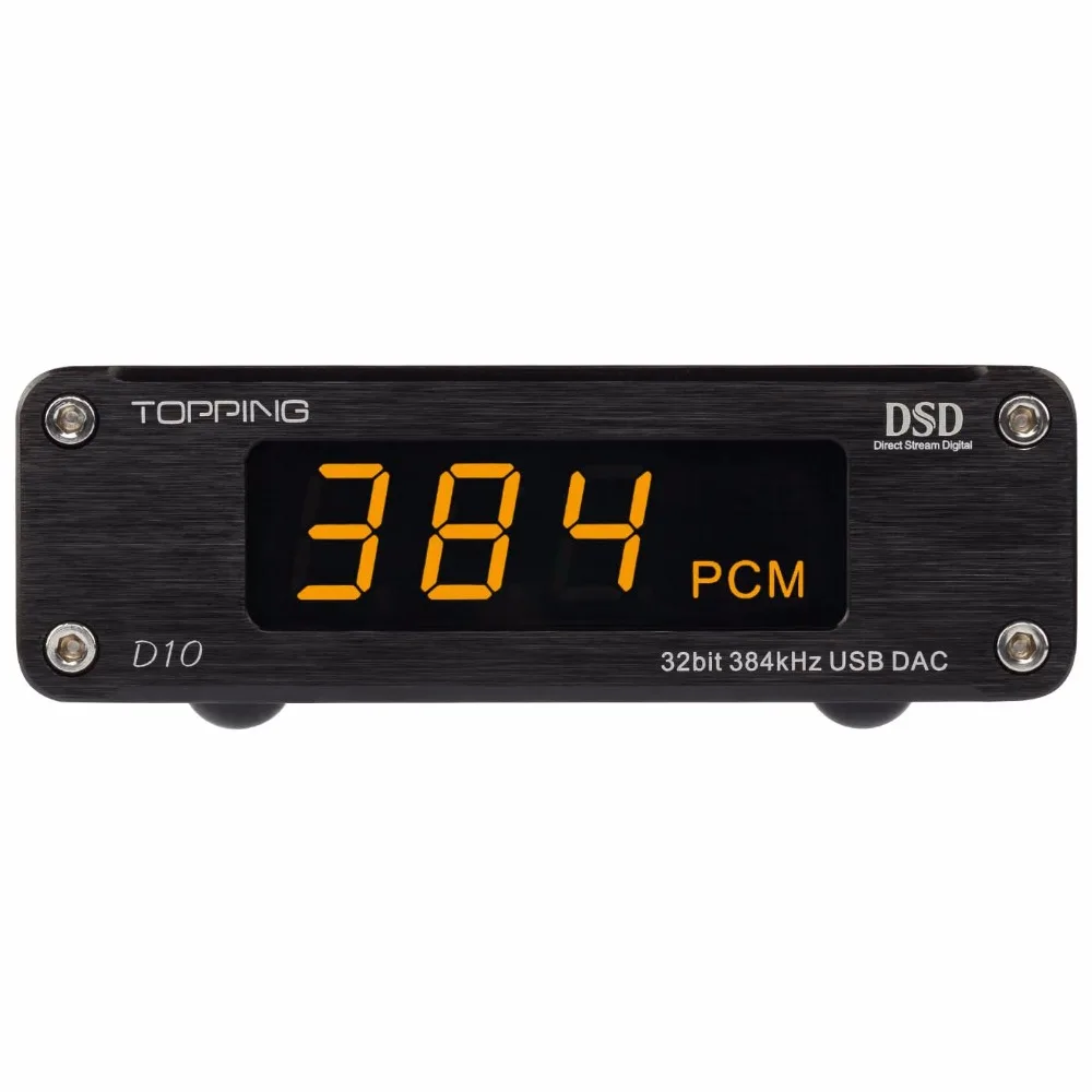 Новый TOPPING D10 USB DAC оптический коаксиальный выход XMOS ES9018K2M OPA2134 аудио усилитель