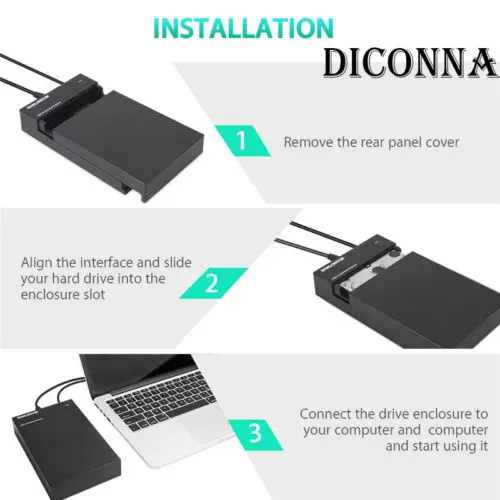 Чехол для внешнего жесткого диска SATA USB 3 0 2 5 дюйма дюйма|Коробки и ящики хранения|