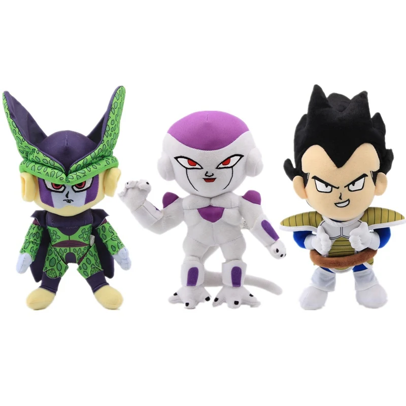 

Anime Plush Dragon Ball Z Figure Plush Toy Dolls Cell Vegeta Frieza Soft Toys Gift 26-30 cm