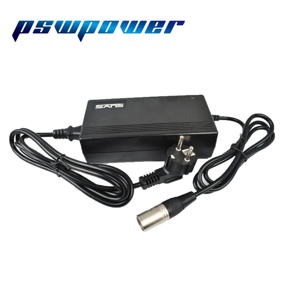 Cheap SANS 54.6V 2A Battery charger XLR or DC2.5 head for 48V  Lithium Ebike bicycle battery 0