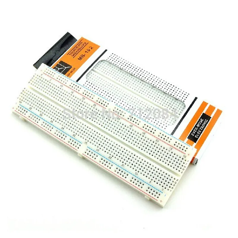 

MB-102 MB102 Breadboard 830Point Solderless PCB Bread Board Test Develop DIY