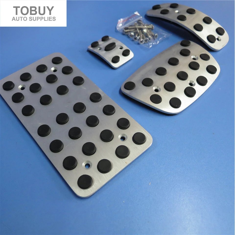 

TTCR-II Car Accessory For Toyota Highlander 2009-2015 non-slip pedals antiskid gas/accelerator/brake/footrest plate pad stickers