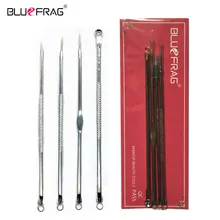 Угрей иглы для удаления нержавеющей прыщ место Comedone Extractor очищающее средство для удаления угрей Красота лицо чистым Уход Инструменты