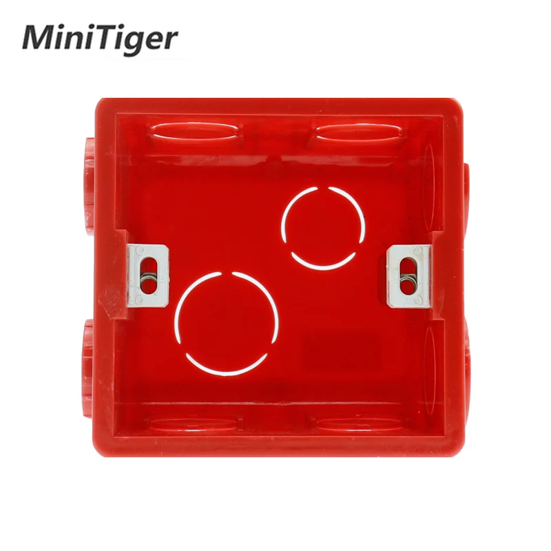 

Minitiger Adjustable Mounting Box Internal Cassette 86mm*83mm*50mm For 86 Type Switch and Socket Wiring Back Box