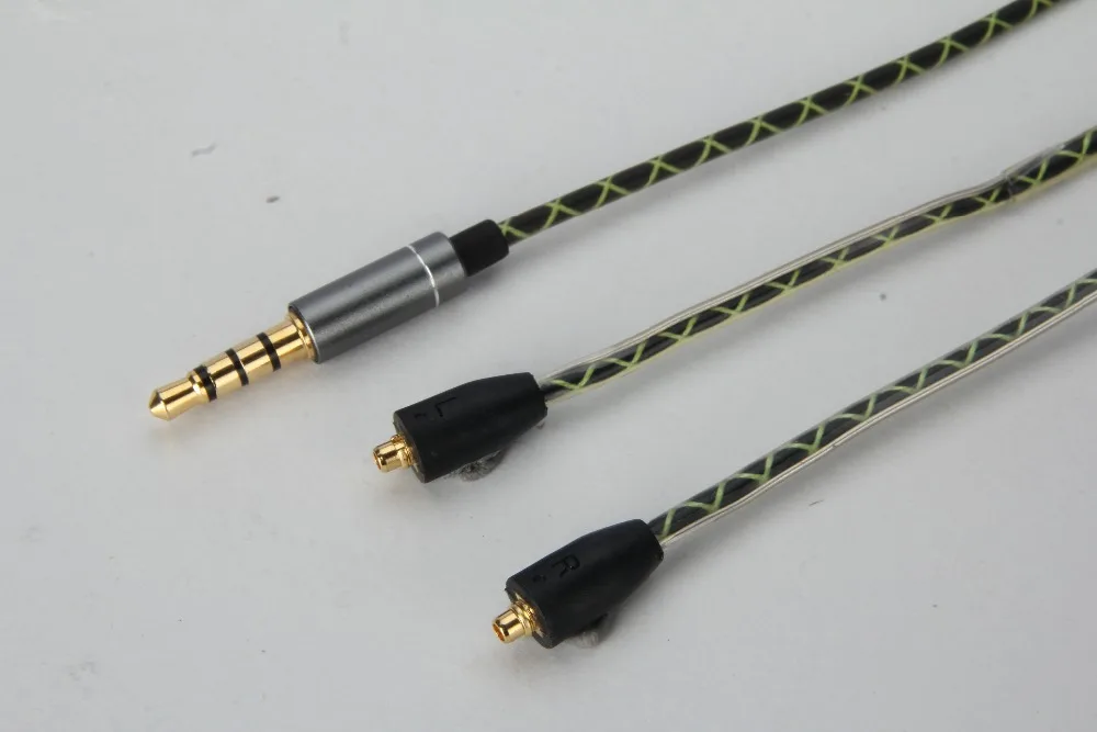 Replace Green Audio Cable Wire With mic For Onkyo IE FC300 IE HF300 IE