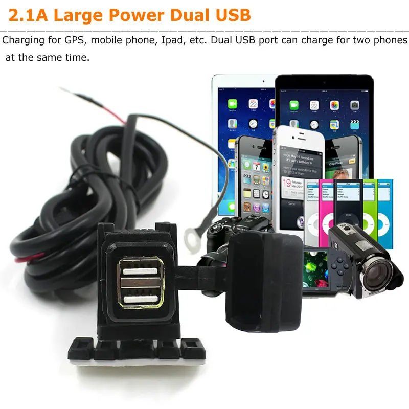 2.1A Large Power Dual USB