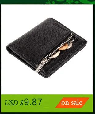 New Men Women Coin Purses Genuine Leather Hasp Coin Pouch Wallet Monederos Mujer Monedas Coin Purse 116