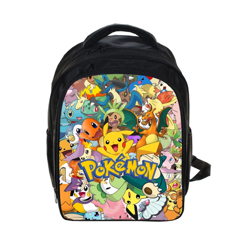Anime Pokemon Backpack Pikacun Students School Bags Boys Girls Daily Backpacks Children Bag Kids Schoolbags Best Gift Backpack
