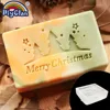 Merry Christmas Handmade Soap Making Stamp Transparent Resin Xmas Tree Natural Soap Chapter With Handle Acrylic Chapters Custom ► Photo 2/2
