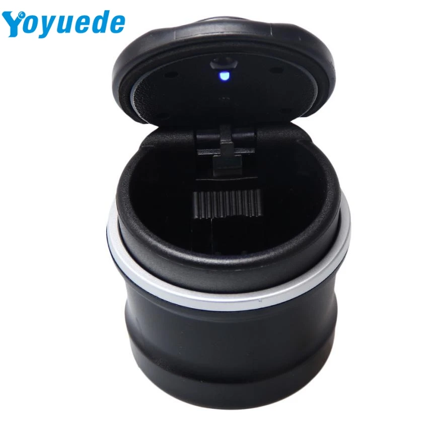 

2019 hot sale Portable durable LED Car Ashtray convinent home tools #30