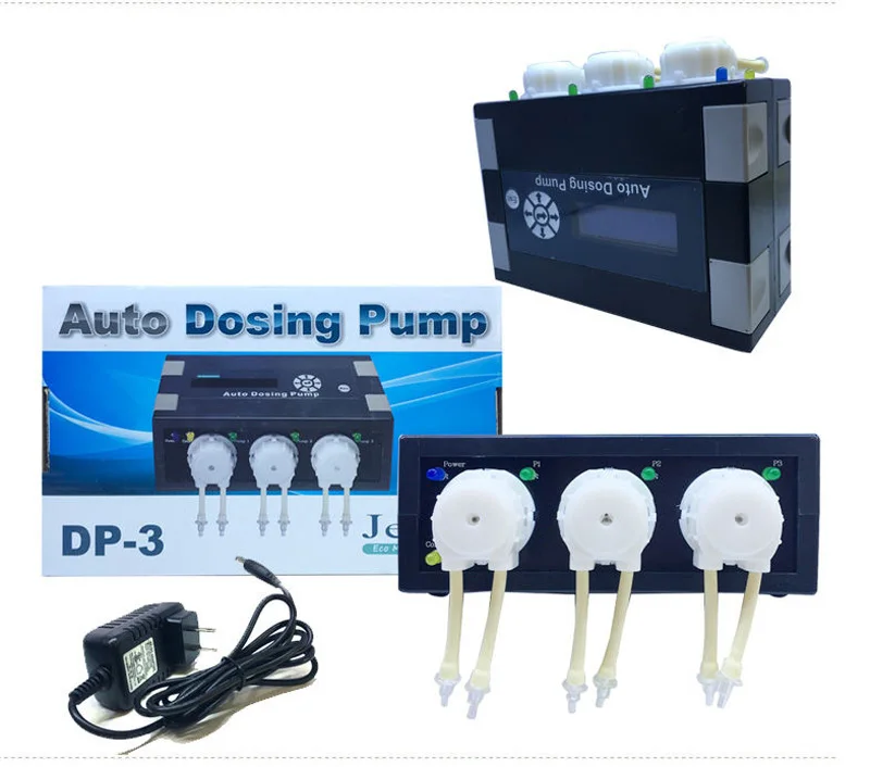 Jebao DP 2 3 4 автоматический дозирующий насос перистальтический Aqurium Doser Pump для