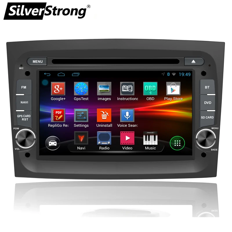 

SilverStrong QuadCore Android8.1 Car DVD For Fiat Doblo 2015 2016 GPS Radio Navigation optional TPMS DVR DAB