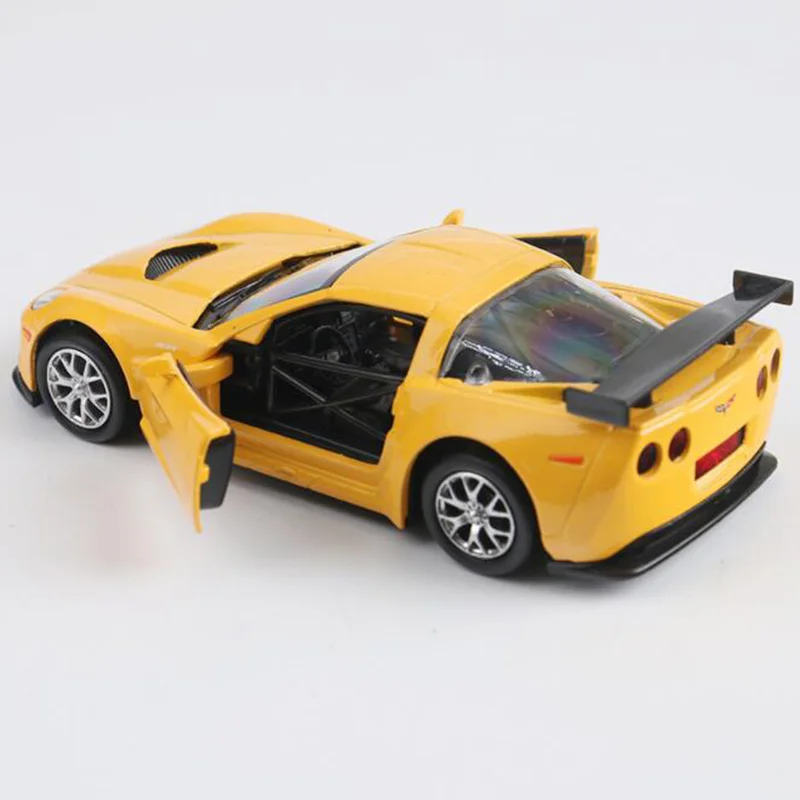 Весы 12 3 см 1:36 из металлического сплава для Chevrolet Corvette гоночный автомобиль литые
