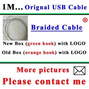 

100pcs 1m/3ft OD:3.0mm AAAAA Quality Metal Braided USB Data Sync Charger Cable For iPhone 5 6s 6 7 8 plus X XR XS MAX with box