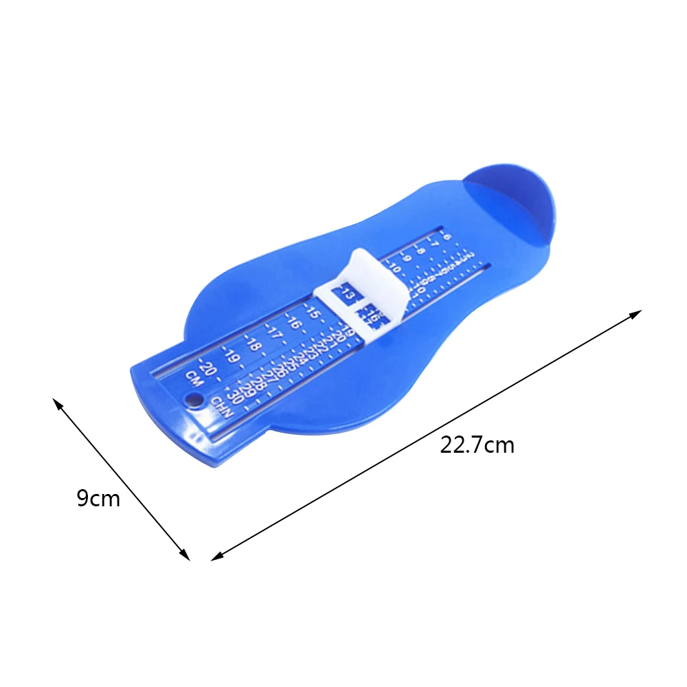 Детские игрушки для измерения ступни, пластиковая обувь, размер, измерительная гнездовая игрушка, цветная обувь, фитинги, измерительная игрушка для малышей, младенцев - Цвет: Синий
