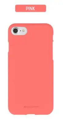 Mercury Goospery мягкий на ощупь Желе матовый резиновый чехол для Apple iPhone 11 11 pro max 5 5S 6 6S 7 8 Plus X XR XS MAX - Цвет: pink