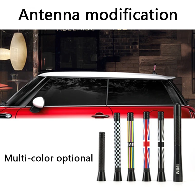 

Union Jack Car Roof Radio Aerial fm Antenna Antena for Mini Cooper S JCW R55 R56 R57 R60 F55 F56 Clubman Countryman Accessories