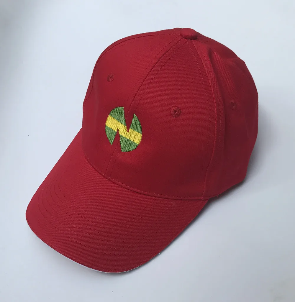 Капитан Цубаса нанкацу логотип команды татами стежка шапка с вышивкой Wakabayashi Genzo Косплей красная бейсболка