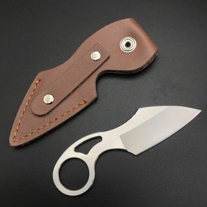 Тактический нож с фиксированным лезвием ножи керамбит D2 KYDEX для кемпинга и охоты