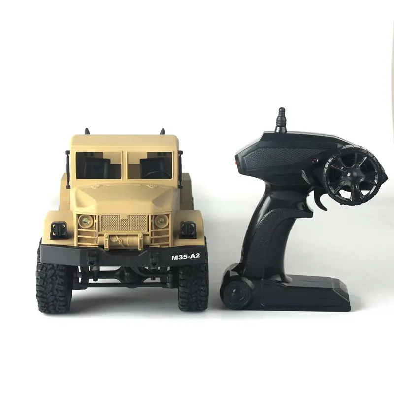 

WPL 1:16 Radio-Controlled Toys RC Military Truck Crawler Off Road Car 4WD 2.4G Remote Control Car Toys For Kids Christmas