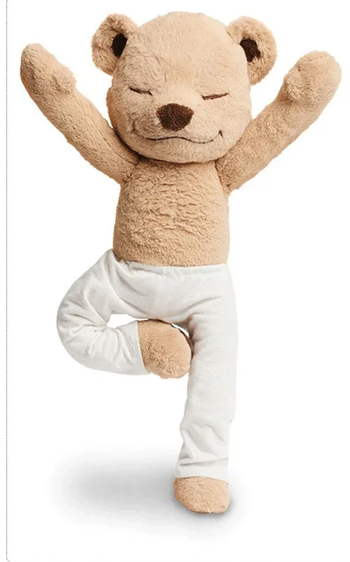 

Yoga Bear Boy Variable Modeling Plush Toys Cartoon Plush Stuffed Doll pelucia Baby Infant for Children Toys Birthday Xmas Gift