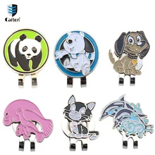 Caiton Cute animal Golf Ball Markers with Magnetic Hat Clip Golf Accessories Caiton Cute animal Golf Ball Markers with Magnetic Hat Clip Golf Accessories