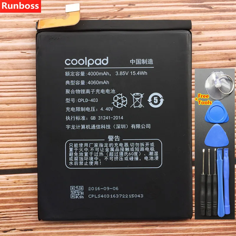 

Original New Battery For LeEco Letv le3 Le 3 LeRee & Coolpad Cool 1 Dual Pro Mobile Phone Rechargeable Li-ion Batteries 4000mAh