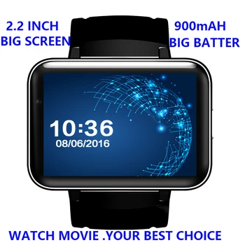 

2.2" Display touch screen 1.2G Dual core phone watch clock with Bluetooth 4.0 WIFI GPS camera pk s99 kw88