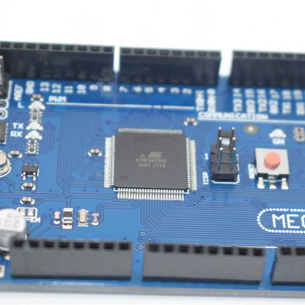 10 шт. Mega 2560 R3 Mega2560 REV3 ATmega2560-16AU, ATMEGA16U2-MU плата+ usb-кабель, совместимый с 10 комплектами