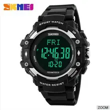 skmei wrist watch heart rate monitor sport LED 30M Waterproof Digital Clock for Women Men kids