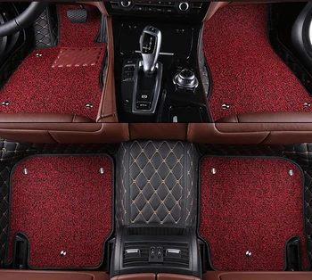 

kalaisike Custom car floor mats for Ssangyong All Models Rodius kyron Korando ActYon Rexton car styling auto accessories