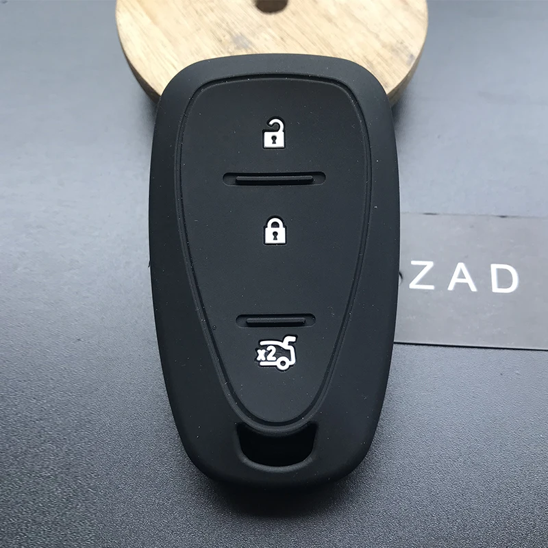ZAD силиконовый чехол для ключа автомобиля для Chevrolet Cruze Spark Onix Volt Aveo Sonic 3 кнопки дистанционного управления брелок держатель защитный корпус