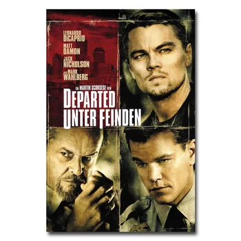 

The Departed (2006) movie Poster Canvas Printed Wall Art Painting For Room Decor