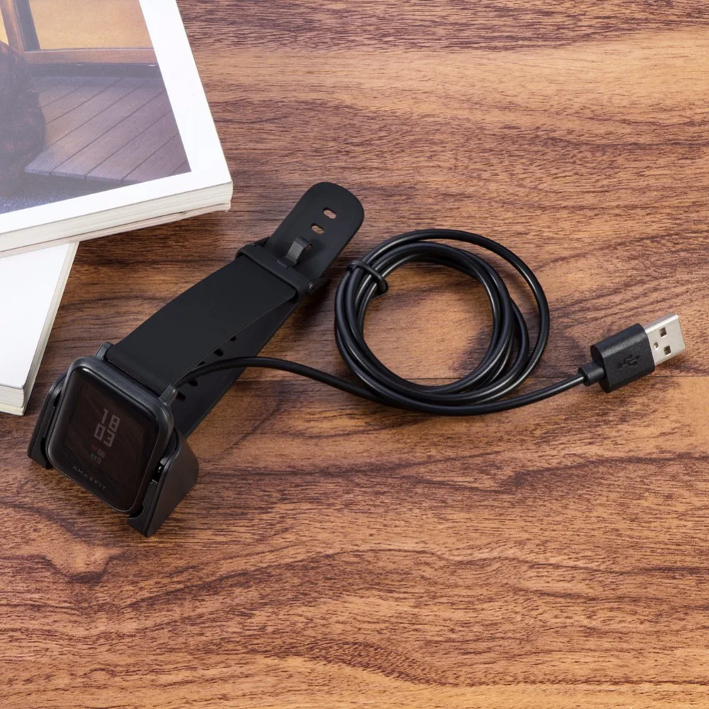 USB магнитное зарядное устройство для Xiaomi Huami Amazfit Bip Youth Смарт часы зарядные
